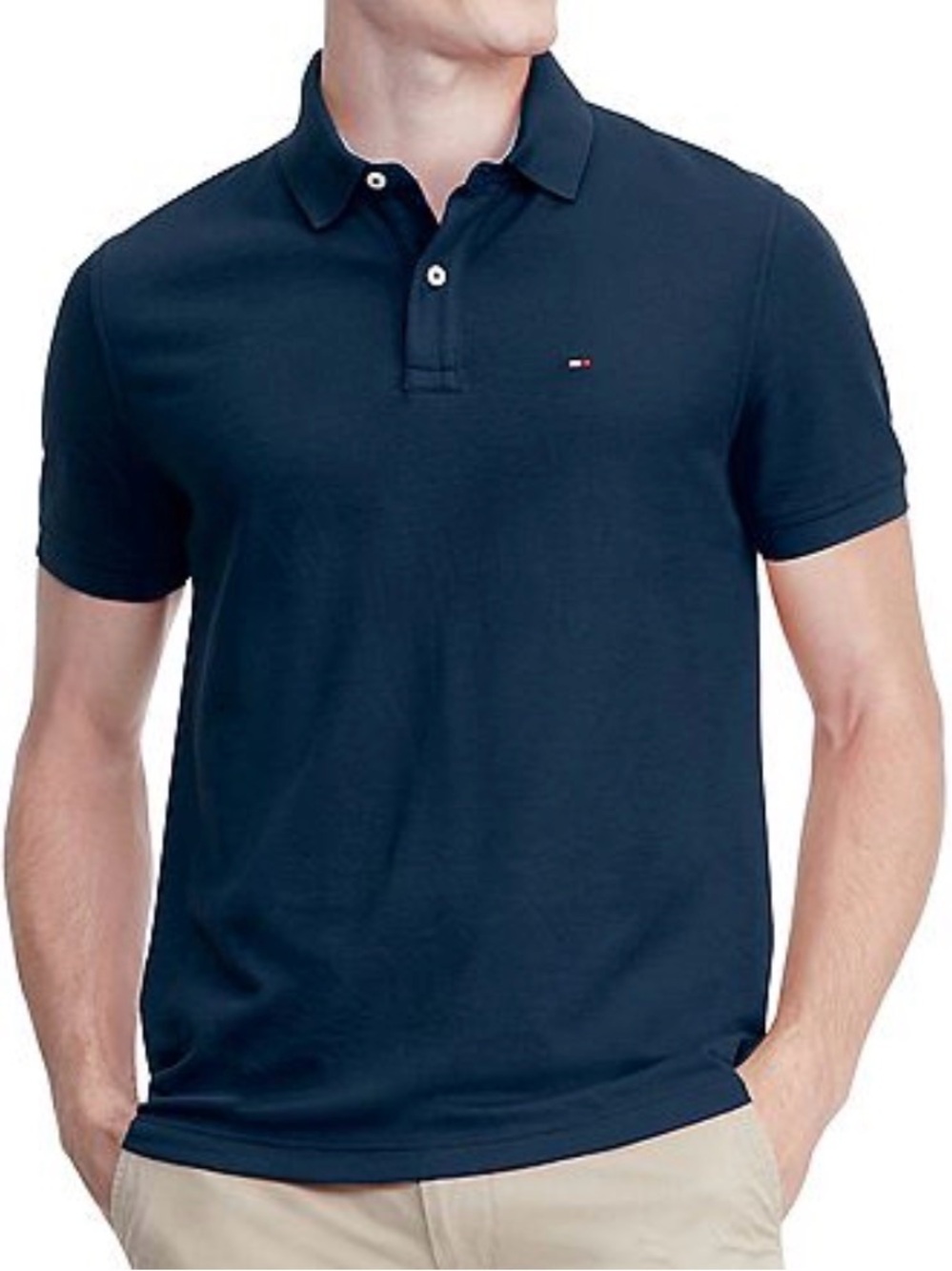 Men’s Tommy Hilfiger Justin Polo Size XL Navy, Brand New